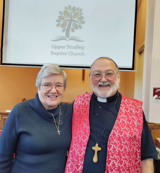 Pastor Tony Brown with his wife Liz