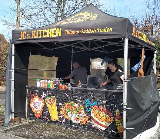 The JC Kitchen stand at Upper Studley Baptist Church