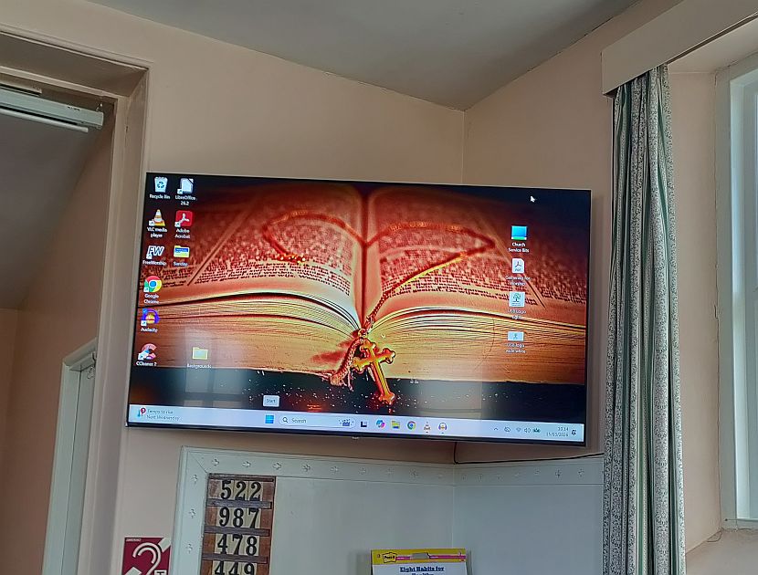 The new screen is working