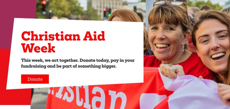 The Christian Aid Week Banner